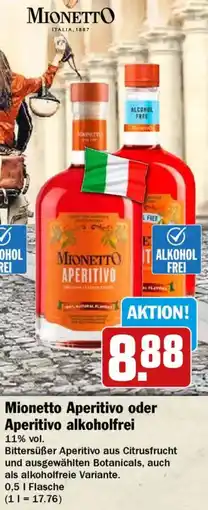 HIT Mionetto Aperitivo oder Aperitivo alkoholfrei Angebot