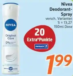 inkoop Nivea Deodorant Spray Angebot