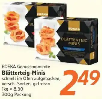 inkoop EDEKA Genussmomente Blätterteig-Minis Angebot