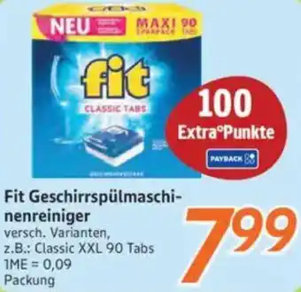 inkoop Fit Geschirrspülmaschinenreiniger Angebot
