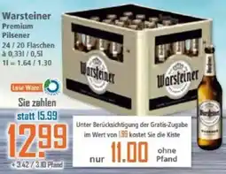 Klaas und Kock Warsteiner Premium Pilsener Angebot