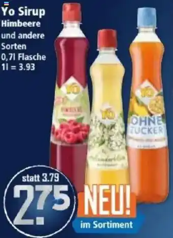 Klaas und Kock Yo Sirup Himbeere Angebot
