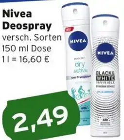 CAP Markt Nivea Deospray Angebot