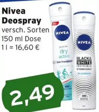 CAP Markt Nivea Deospray Angebot