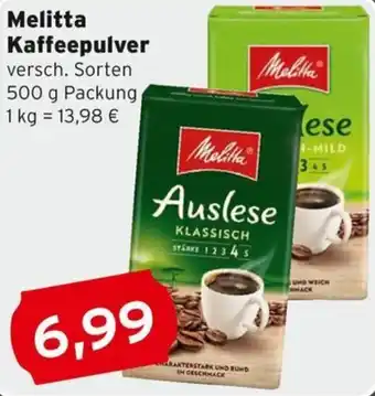 CAP Markt Melitta Kaffeepulver Angebot