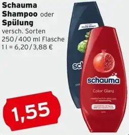 CAP Markt Schauma Shampoo oder Spülung Angebot