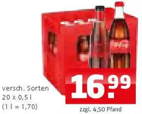 Getränke Quelle Coca-Cola Angebot