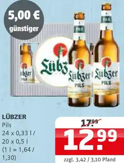 Getränke Quelle LÜBZER Pils Angebot
