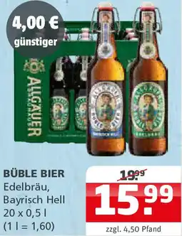Getränke Quelle BÜBLE BIER Edelbräu, Bayrisch Hell Angebot