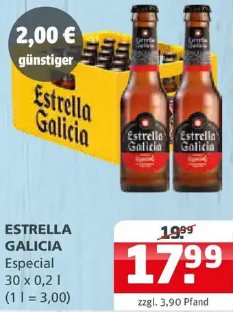 Getränke Quelle ESTRELLA GALICIA Especial Angebot