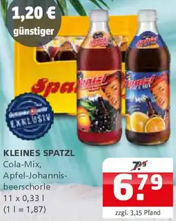 Getränke Quelle KLEINES SPATZL Cola-Mix Angebot