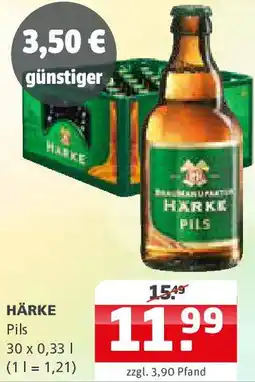 Getränke Quelle HÄRKE Pils Angebot