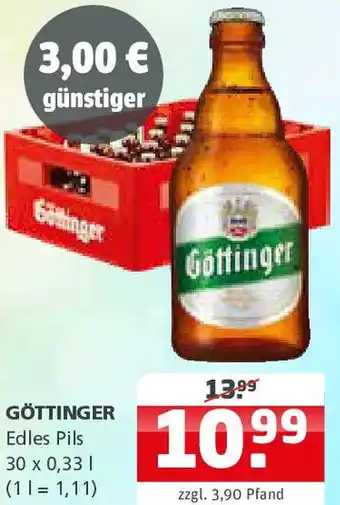 Getränke Quelle GÖTTINGER Edles Pils Angebot
