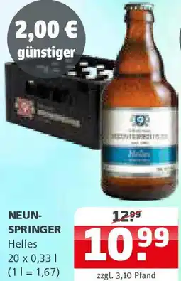 Getränke Quelle NEUNSPRINGER Helles Angebot