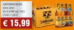 Getränke Quelle Schöfferhofer weizen Angebot