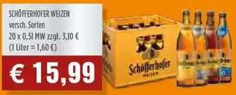 Getränke Quelle Schöfferhofer weizen Angebot