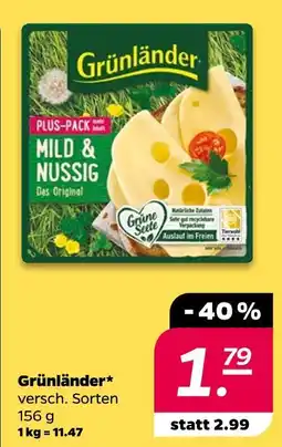 NETTO Grünländer Angebot