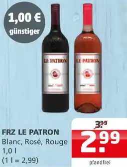 Getränke Quelle FRZ LE PATRON Blanc, Rosé, Rouge Angebot