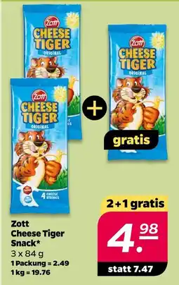 NETTO Zott cheese tiger snack Angebot