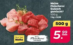 NETTO Meine fleischerei gulasch gemischt Angebot