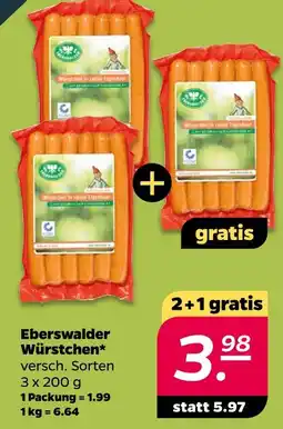 NETTO Eberswalder würstchen Angebot