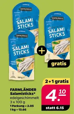 NETTO Farmländer salamisticks Angebot