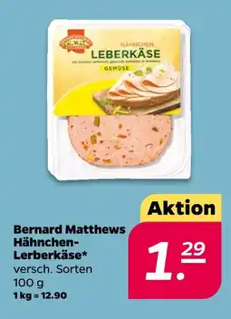 NETTO Bernard matthews hähnchen-leberkäse Angebot