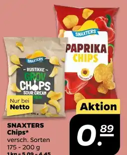 NETTO Snaxters chips Angebot