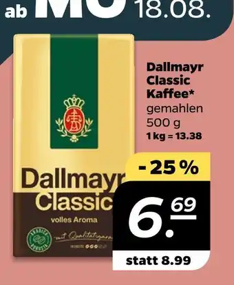 NETTO Dallmayr classic kaffee Angebot