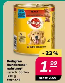 NETTO Pedigree hundnassnahrung Angebot