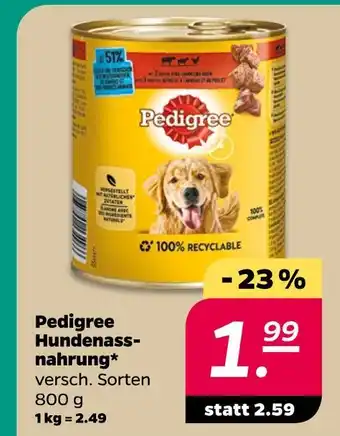 NETTO Pedigree hundnassnahrung Angebot