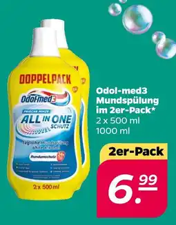 NETTO Odol-med3 mundspülung im 2er-pack Angebot