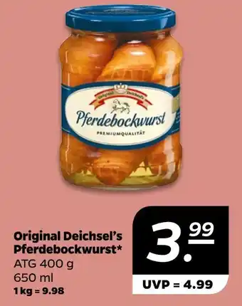 NETTO Original deichsel’s pferdebockwurst Angebot