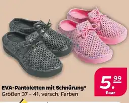 NETTO Eva-pantoletten mit schnürung Angebot