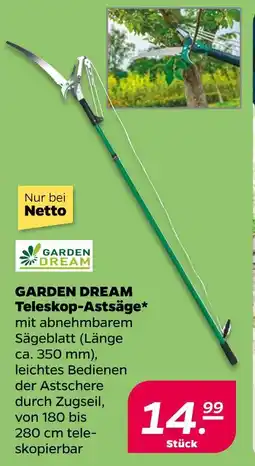 NETTO Garden dream teleskop-astsäge Angebot