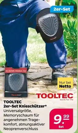 NETTO Tooltec 2er-set knieschützer Angebot