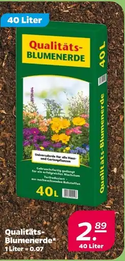 NETTO Qualitäts-blumenerde Angebot