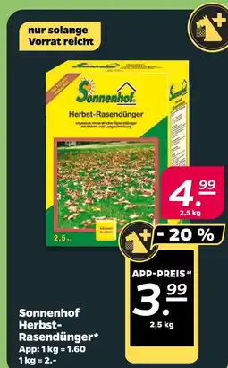NETTO Sonnenhof herbst-rasendünger Angebot