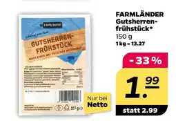 NETTO Farmländer gutsherren-frühstück Angebot