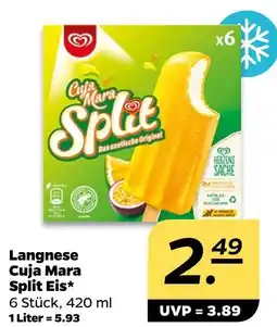 NETTO Langnese cuja mara split eis Angebot
