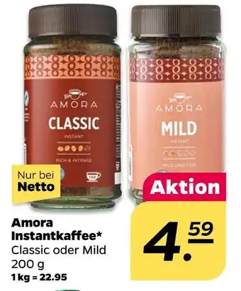 NETTO Amora instantkaffee Angebot