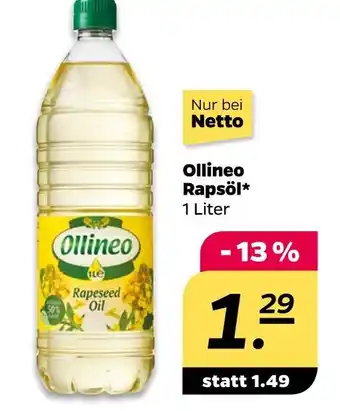 NETTO Ollineo rapsöl Angebot