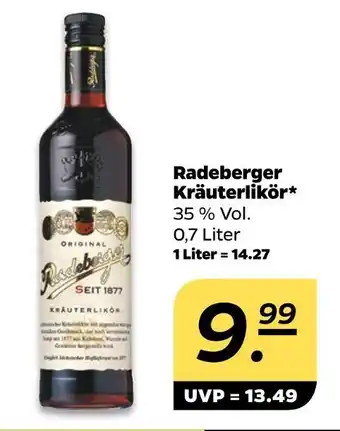 NETTO Radeberger kräuterlikör Angebot