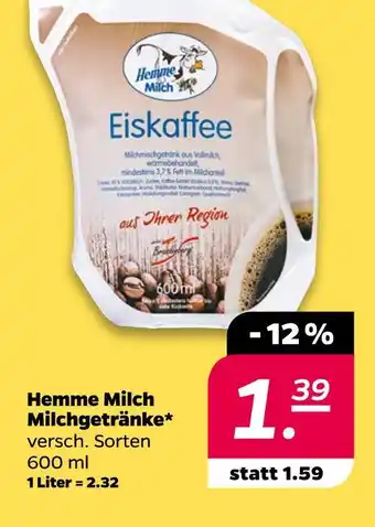 NETTO Hemme milch milchgetränke Angebot