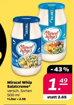 NETTO Miracel whip salatcreme Angebot