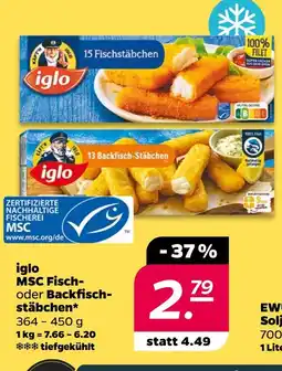 NETTO Iglo msc fischstäbchen Angebot