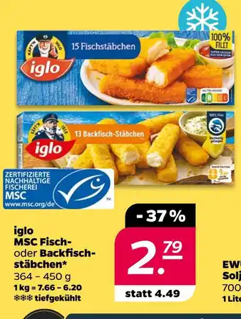NETTO Iglo msc fischstäbchen Angebot