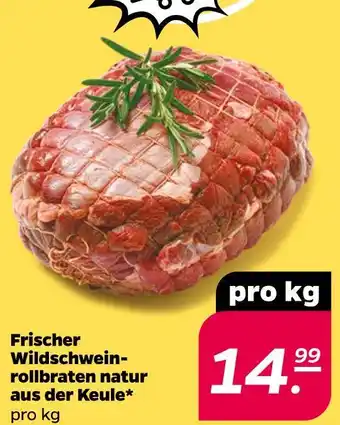 NETTO Frischer wildschweinrollbraten natur aus der keule Angebot