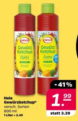 NETTO Hela gewürzketchup Angebot