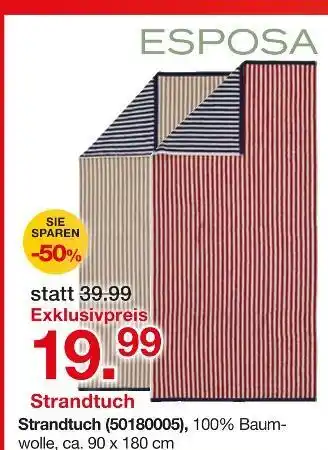 Möbelzentrum Pforzheim Esposa strandtuch Angebot